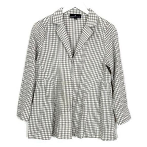 Tuckernuck Pomander Place Scarlett Blouse Gingham - Picture 2 of 8